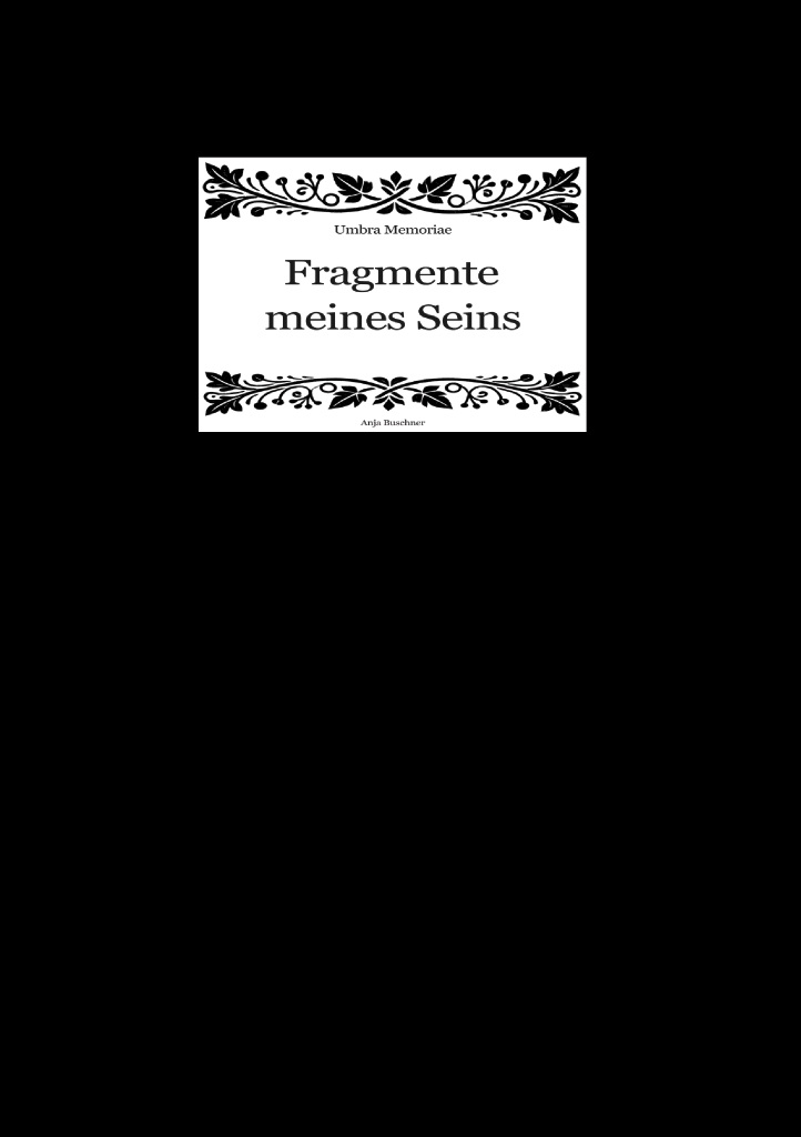 Buchcover Umbra Memoriae